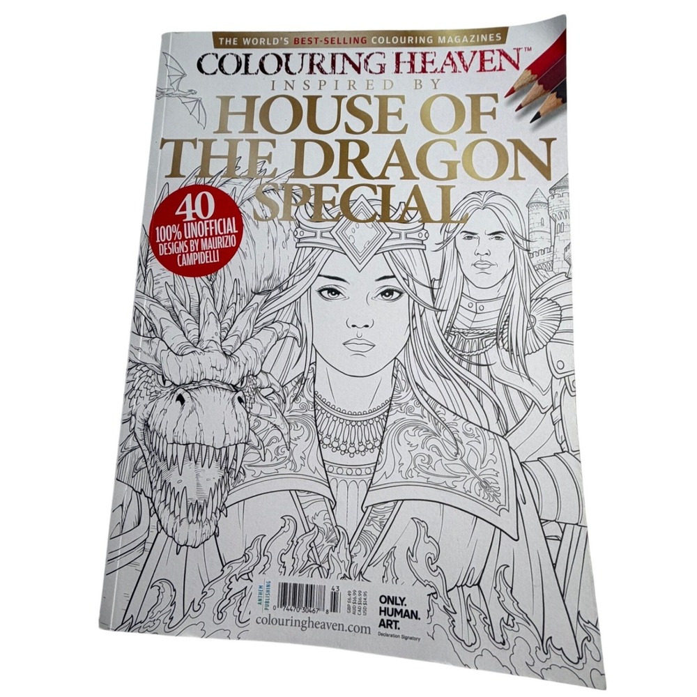 Colouring Heaven House of the Dragon Special #143 Coloring Book 2026 Unused